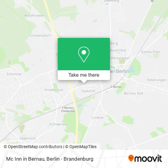 Карта Mc Inn in Bernau