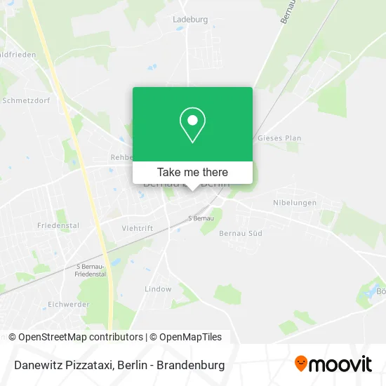Карта Danewitz Pizzataxi