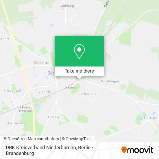 DRK Kreisverband Niederbarnim map