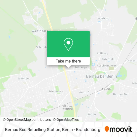 Карта Bernau Bus Refuelling Station