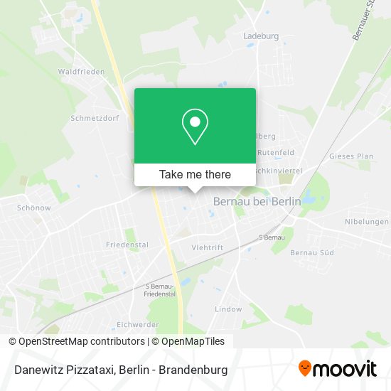 Danewitz Pizzataxi map