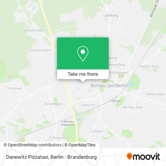 Карта Danewitz Pizzataxi
