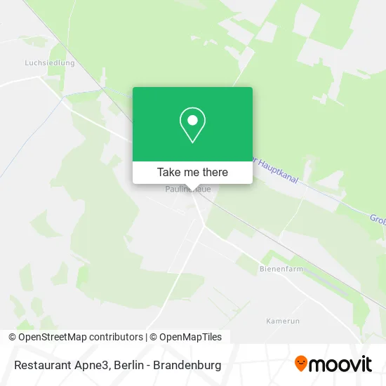 Карта Restaurant Apne3