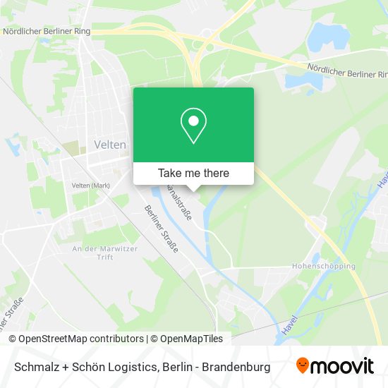 Schmalz + Schön Logistics map