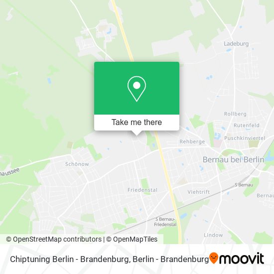 Chiptuning Berlin - Brandenburg map