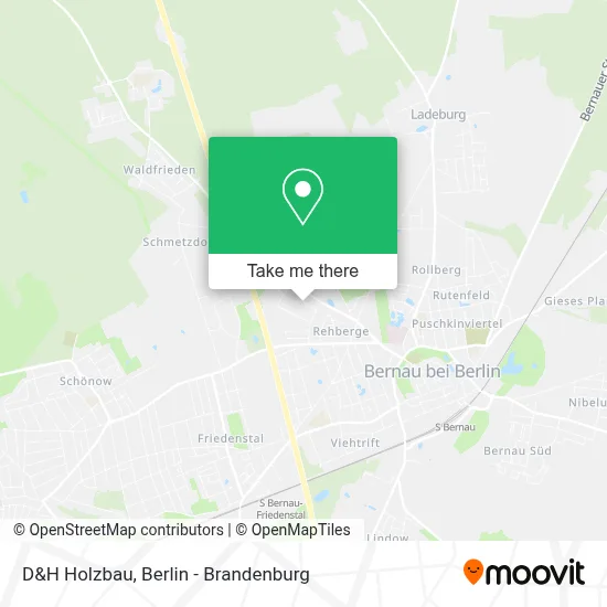D&H Holzbau map