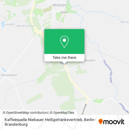 Kaffeequelle Niebauer Heißgetränkevertrieb map