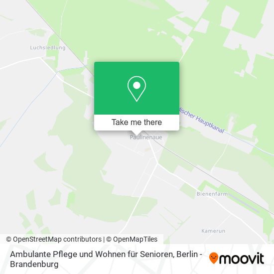 Ambulante Pflege und Wohnen für Senioren map