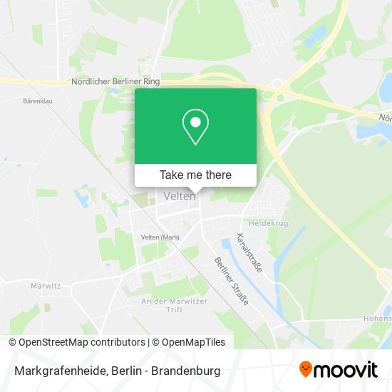 Markgrafenheide map