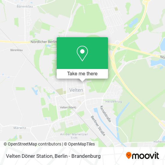 Velten Döner Station map
