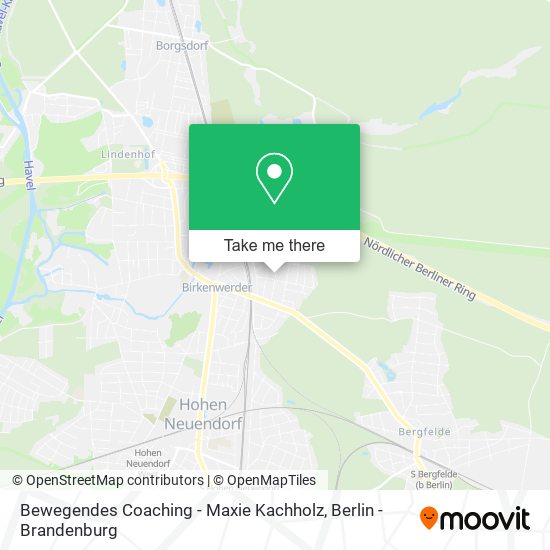 Карта Bewegendes Coaching - Maxie Kachholz