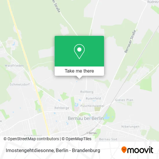 Карта Imostengehtdiesonne