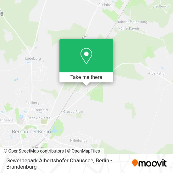Карта Gewerbepark Albertshofer Chaussee
