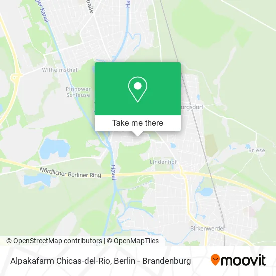 Alpakafarm Chicas-del-Rio map