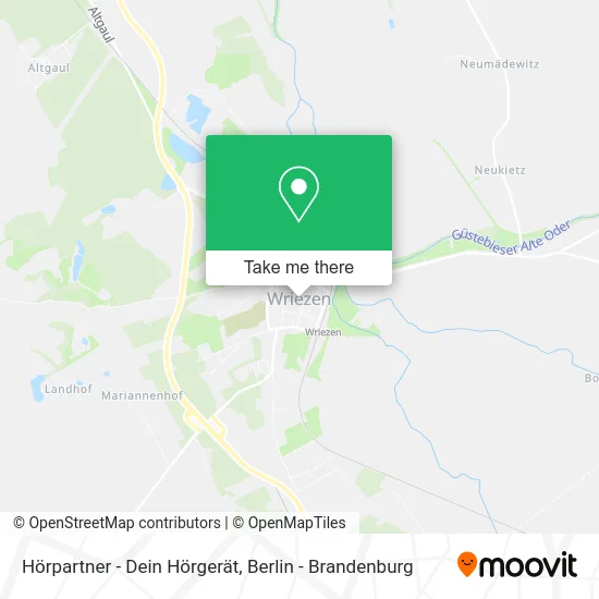 Карта Hörpartner - Dein Hörgerät