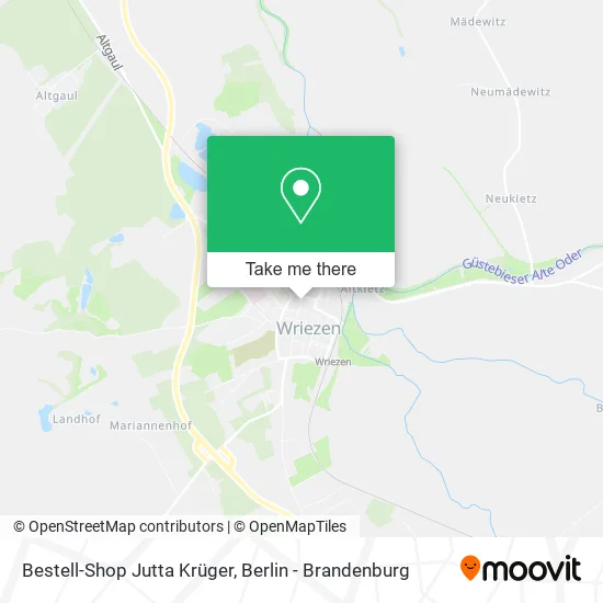 Карта Bestell-Shop Jutta Krüger