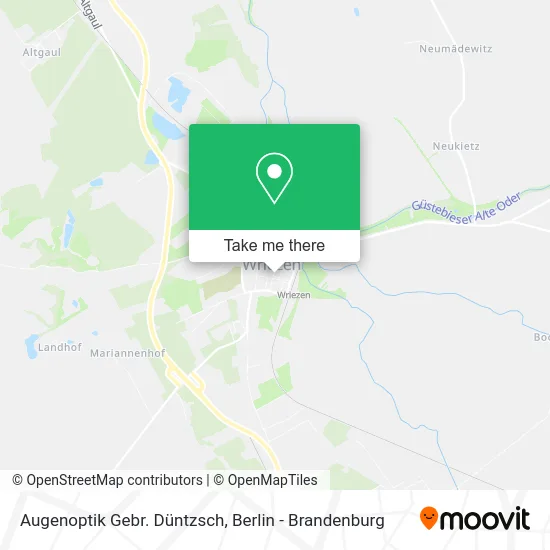 Карта Augenoptik Gebr. Düntzsch