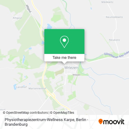 Карта Physiotherapiezentrum-Wellness Karpe