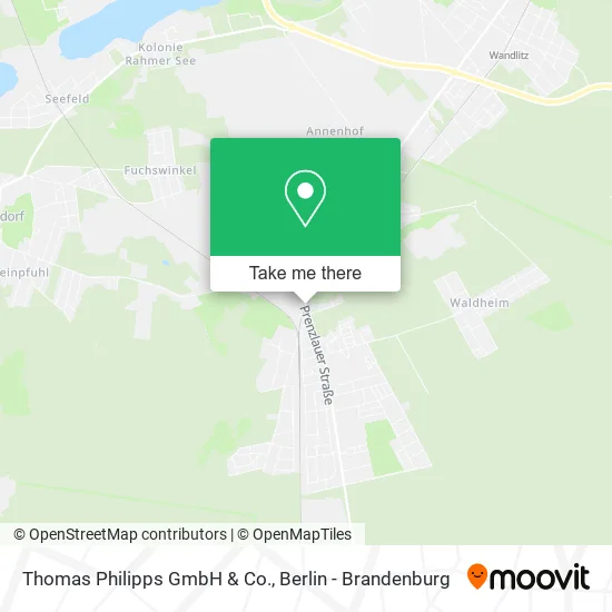 Карта Thomas Philipps GmbH & Co.