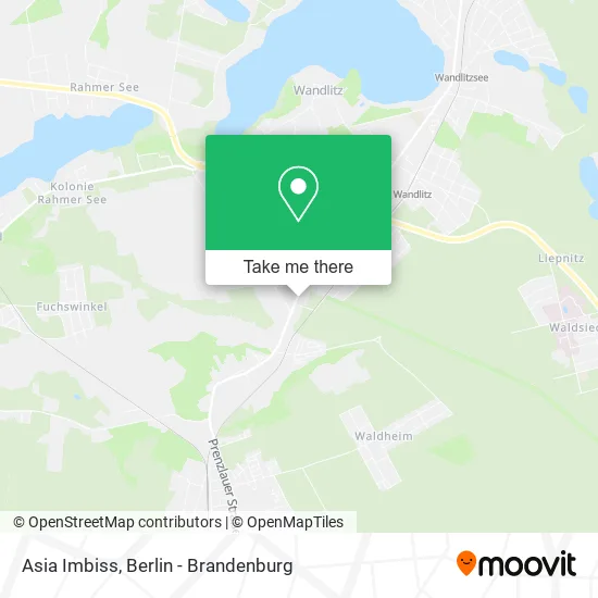 Карта Asia Imbiss