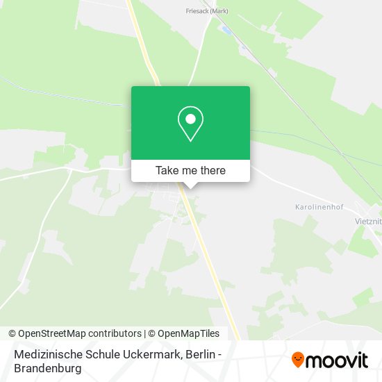 Medizinische Schule Uckermark map