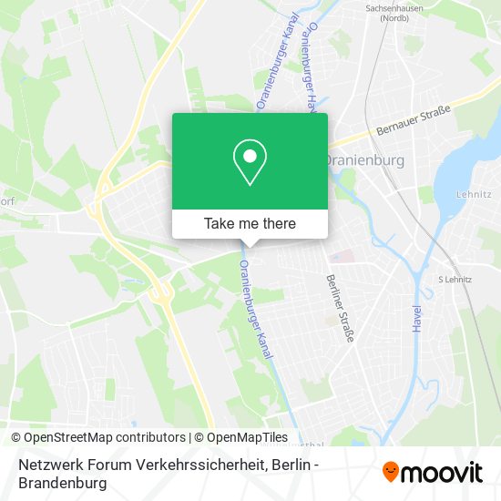 Netzwerk Forum Verkehrssicherheit map