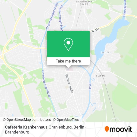 Cafeteria Krankenhaus Oranienburg map