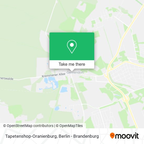 Tapetenshop-Oranienburg map