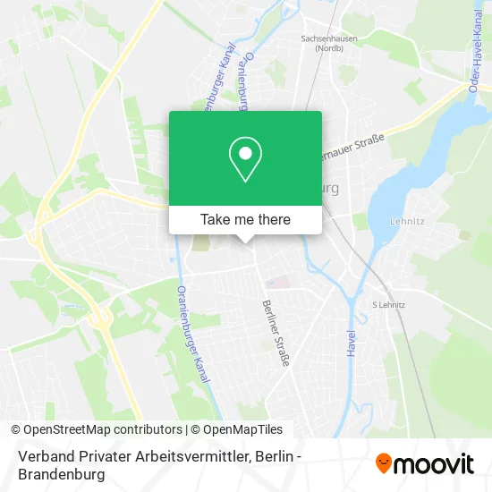Карта Verband Privater Arbeitsvermittler