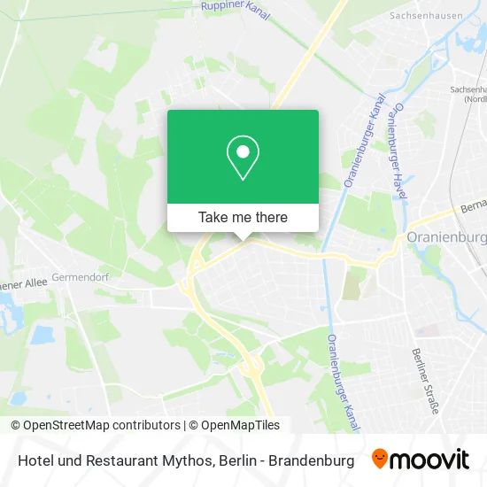 Hotel und Restaurant Mythos map