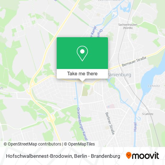 Hofschwalbennest-Brodowin map