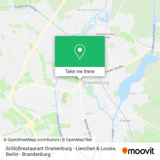 Schloßrestaurant Oranienburg - Lieschen & Louise map