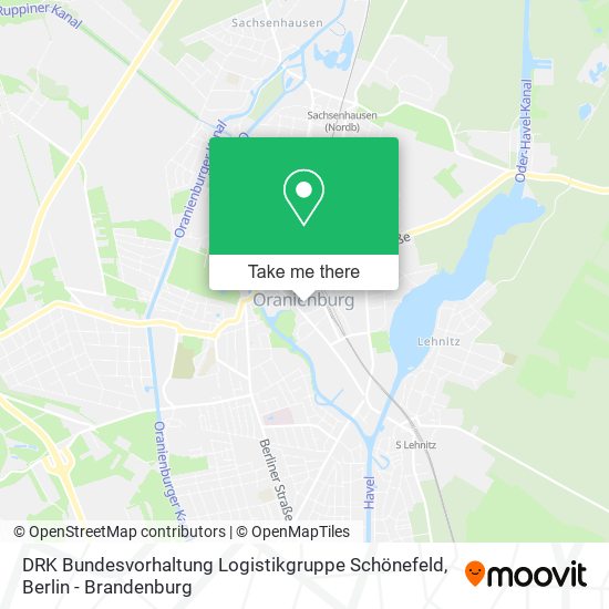 DRK Bundesvorhaltung Logistikgruppe Schönefeld map