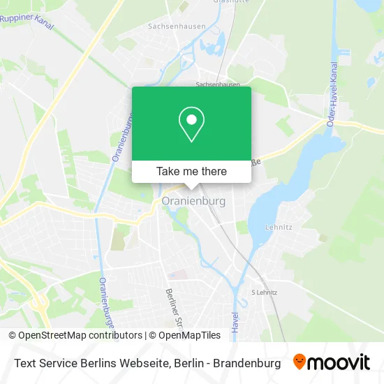 Карта Text Service Berlins Webseite
