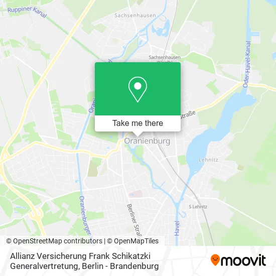 Allianz Versicherung Frank Schikatzki Generalvertretung map