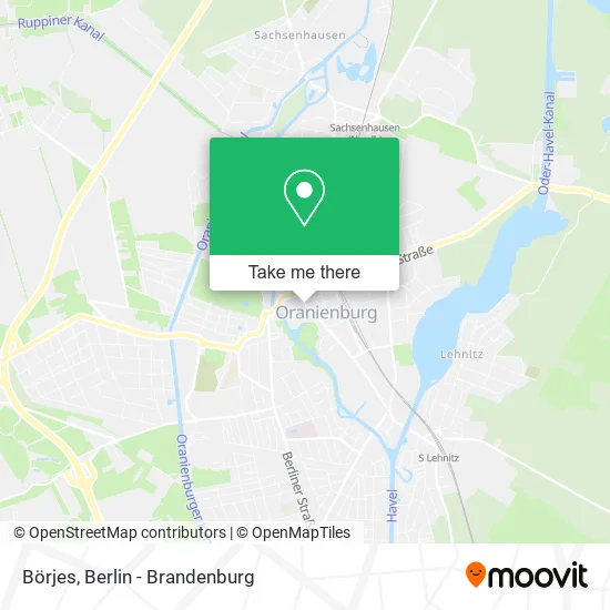 Börjes map