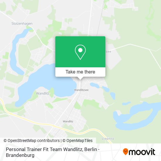Personal Trainer Fit Team Wandlitz map
