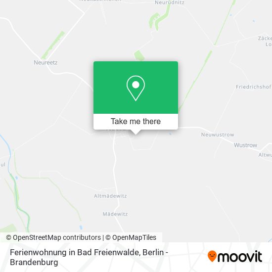 Ferienwohnung in Bad Freienwalde map