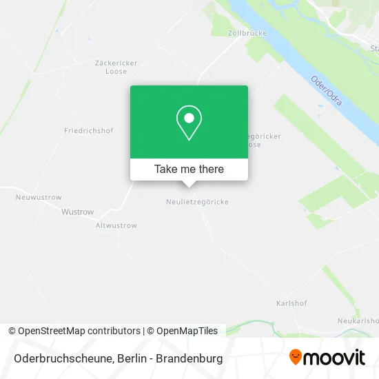 Карта Oderbruchscheune