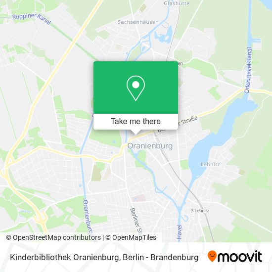 Kinderbibliothek Oranienburg map