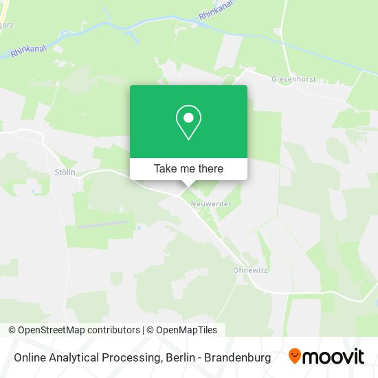 Online Analytical Processing map