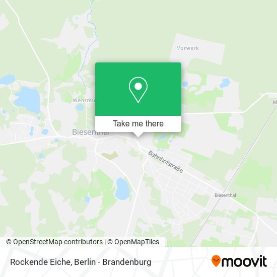 Rockende Eiche map