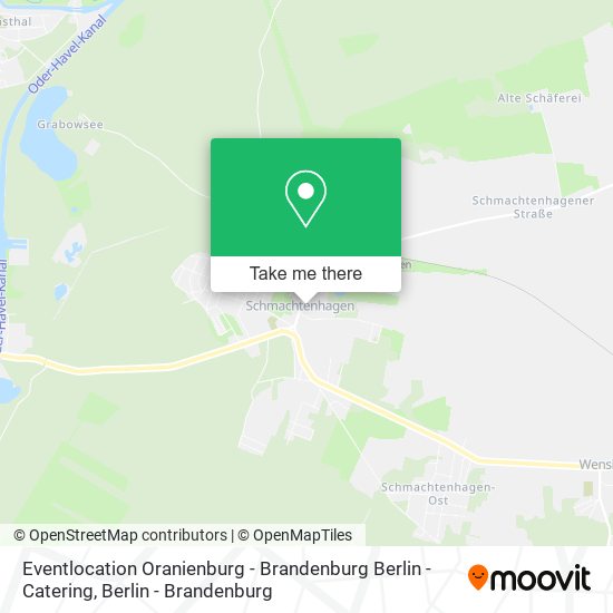 Карта Eventlocation Oranienburg - Brandenburg Berlin - Catering