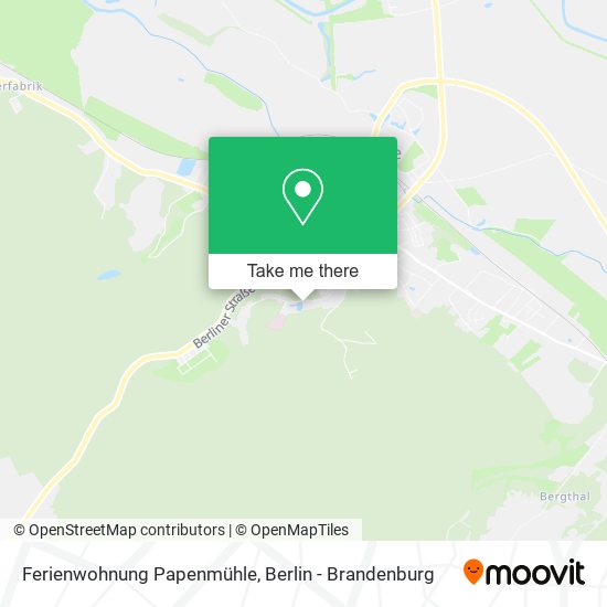 Ferienwohnung Papenmühle map