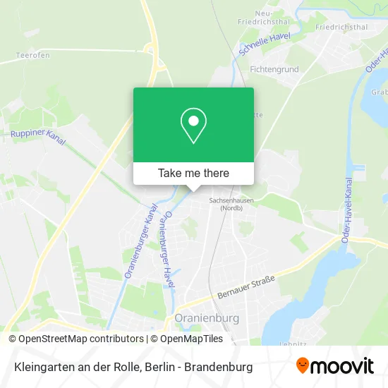 Карта Kleingarten an der Rolle