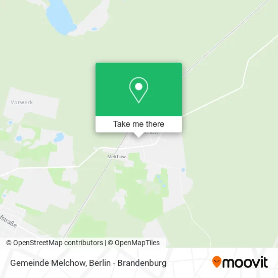 Карта Gemeinde Melchow