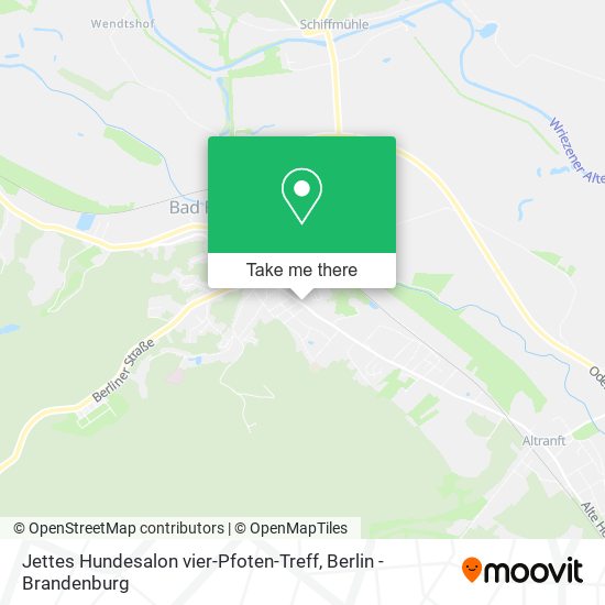 Jettes Hundesalon vier-Pfoten-Treff map