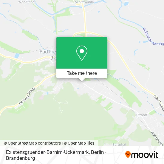 Карта Existenzgruender-Barnim-Uckermark