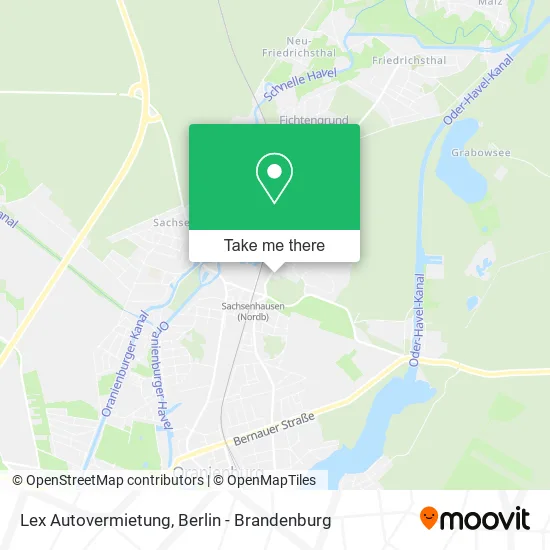Карта Lex Autovermietung