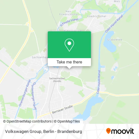 Volkswagen Group map